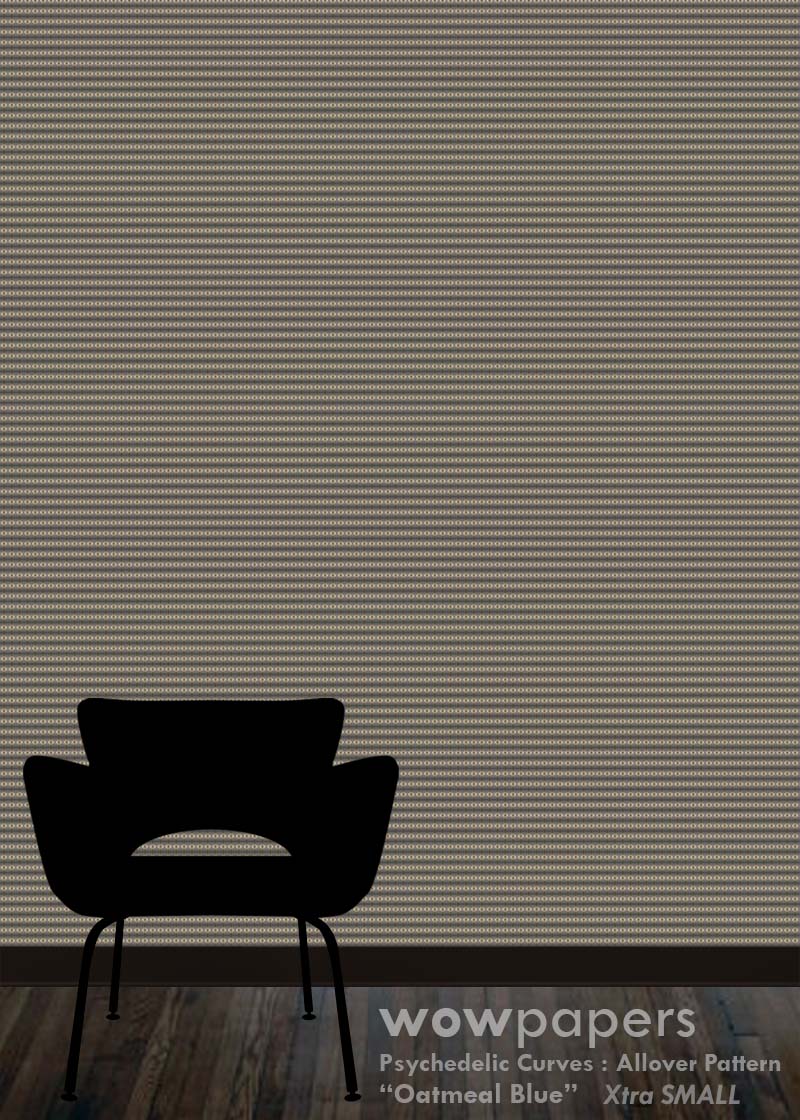 Oatmeal Blue Modern Wallpaper