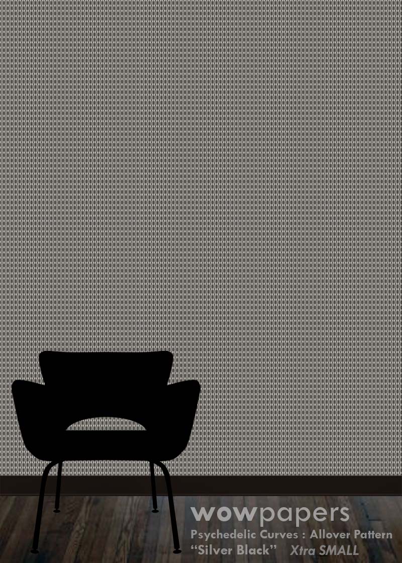 Silver Black Modern Wallpaper