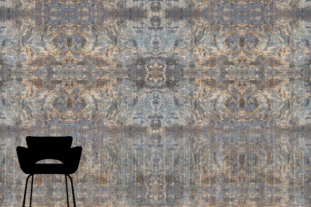 Gotham Grit | Lt. Blue Taupe Designer Wallcovering Mural
