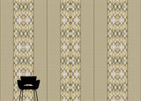 Gotham Grit | Butter Gray Striped Wallpaper Mural