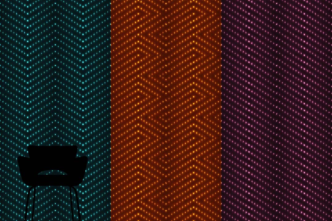Light Scratches | Wide Striped Modern Wallcovering Mural