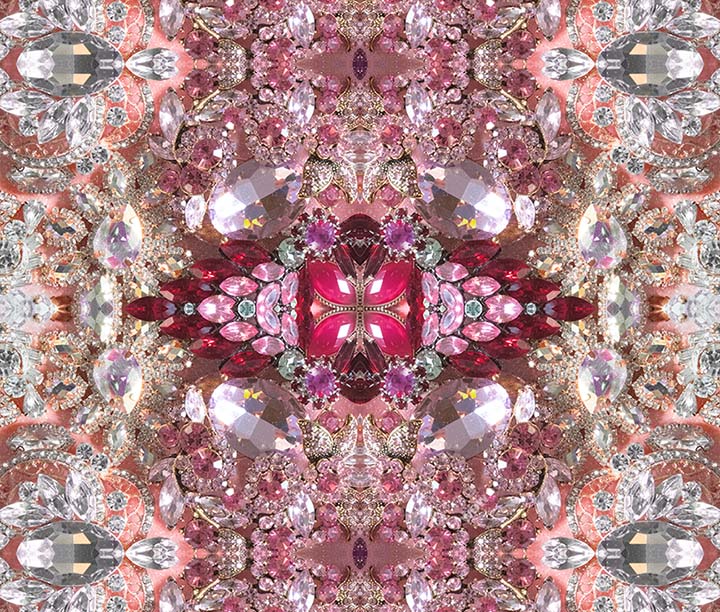Gems + Jewels | Rose Blush Wallpaper Mural