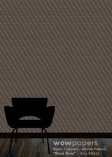 Black Gold Designer Wallpaper