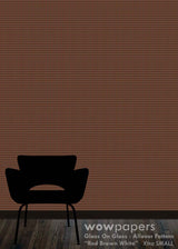 Red Brown White Modern Wallpaper