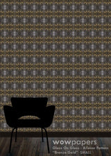 Bronze Gold Modern Wallpaper