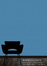 Blue Black White Modern Wallpaper