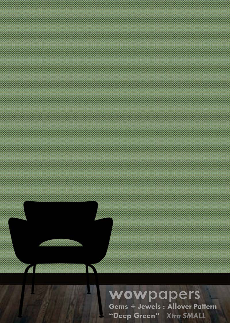 Deep Green Designer Wallpaper