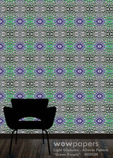 Green Purple Modern Wallpaper