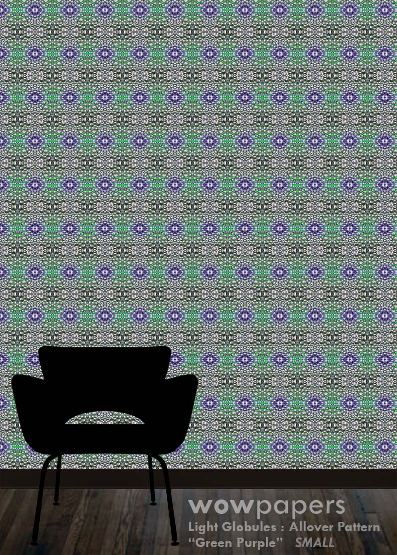 Green Purple Modern Wallpaper