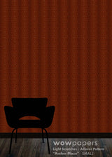Amber Maze Modern Wallpaper