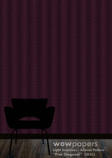 Pink Diagonal Modern Wallpaper