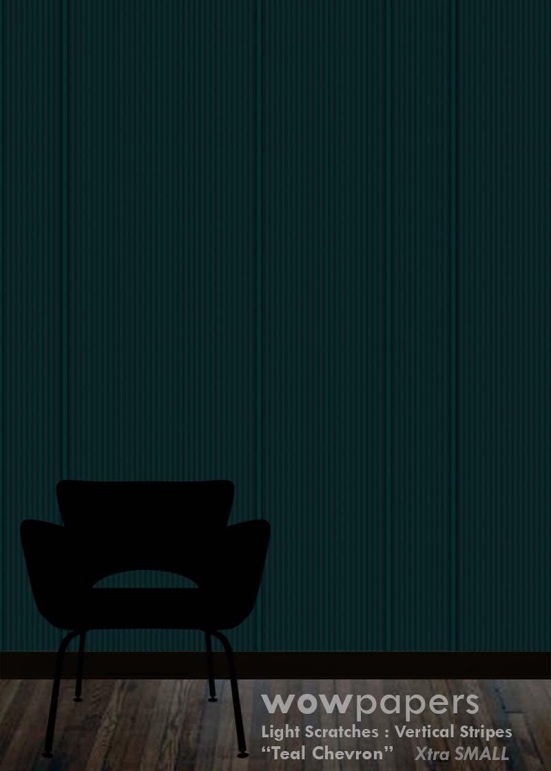 Teal Chevron Striped Wallpaper
