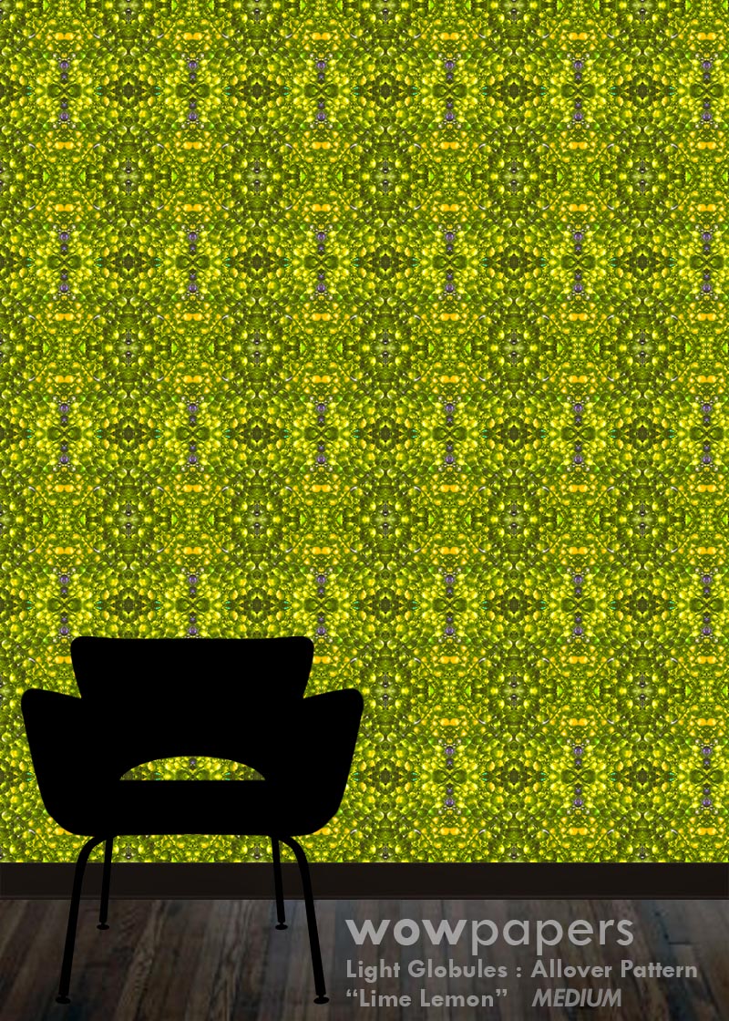 Lime Lemon Modern Wallpaper