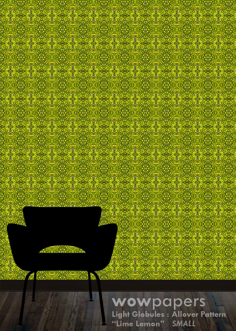 Lime Lemon Modern Wallpaper