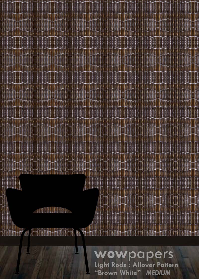 Brown White Abstract Wallpaper