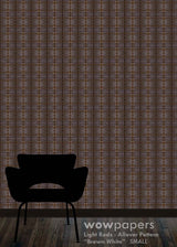 Brown White Abstract Wallpaper