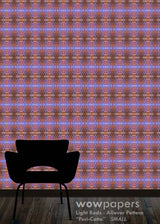 Periwinkle Terracotta Abstract Wallpaper