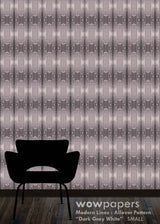 Dark Gray White Modern Wallpaper