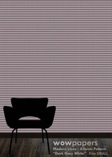 Dark Gray White Modern Wallpaper