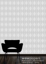 Light Gray White Modern Wallpaper