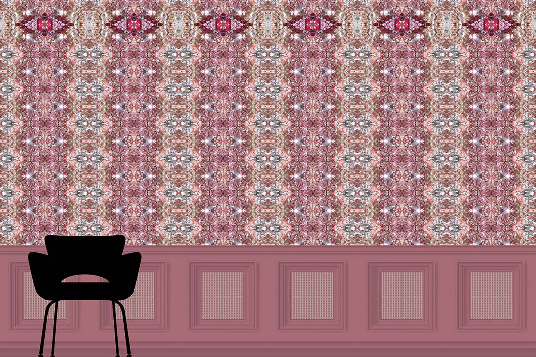 Gems + Jewels | Rose Blush Wallpaper Mural