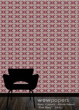Pink Gray Designer Wallpaper