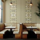 Gotham Grit | Butter Gray Striped Wallpaper Mural