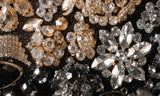 Gems & Jewels | Black Gold Modern Wallcovering Mural