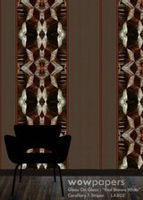 Brown White Striped Wallpaper Corollary 1