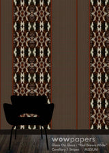 Brown White Striped Wallpaper Corollary 1