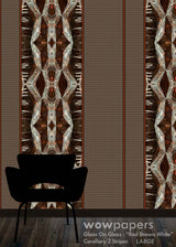 Brown White Striped Wallpaper Corollary 2