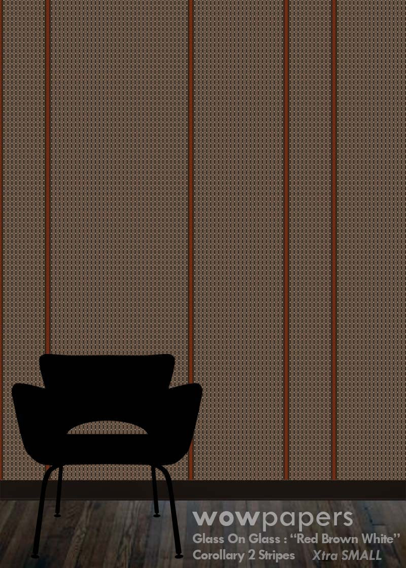 Brown White Striped Wallpaper Corollary 2