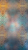 Mustard Teal Modern Wallpaper