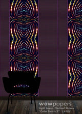 Color Swirls 3 Striped Wallpaper