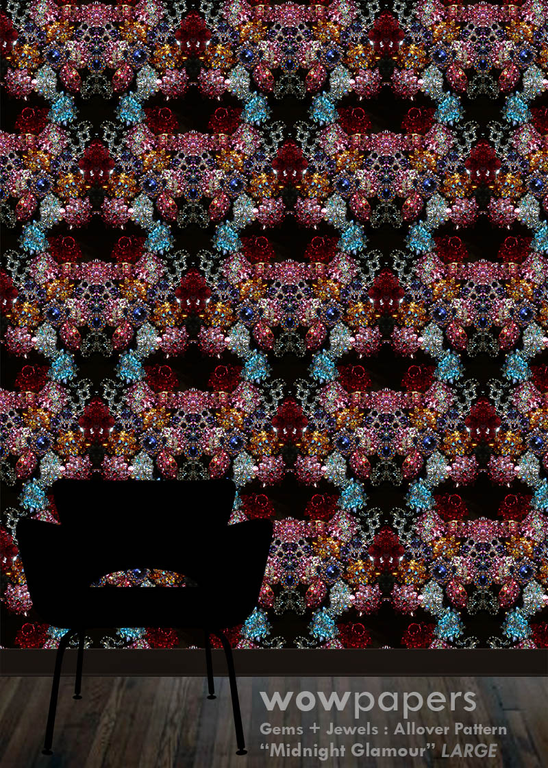 Midnight Glamour Designer Wallpaper