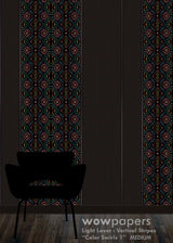 Color Swirls 1 Striped Wallpaper