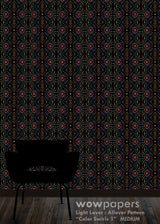 Color Swirls 1 Modern Wallpaper