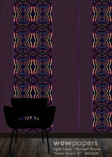Color Swirls 3 Striped Wallpaper