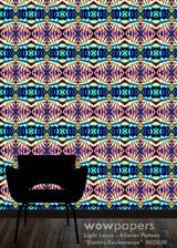 Electric Exuberance Modern Wallpaper