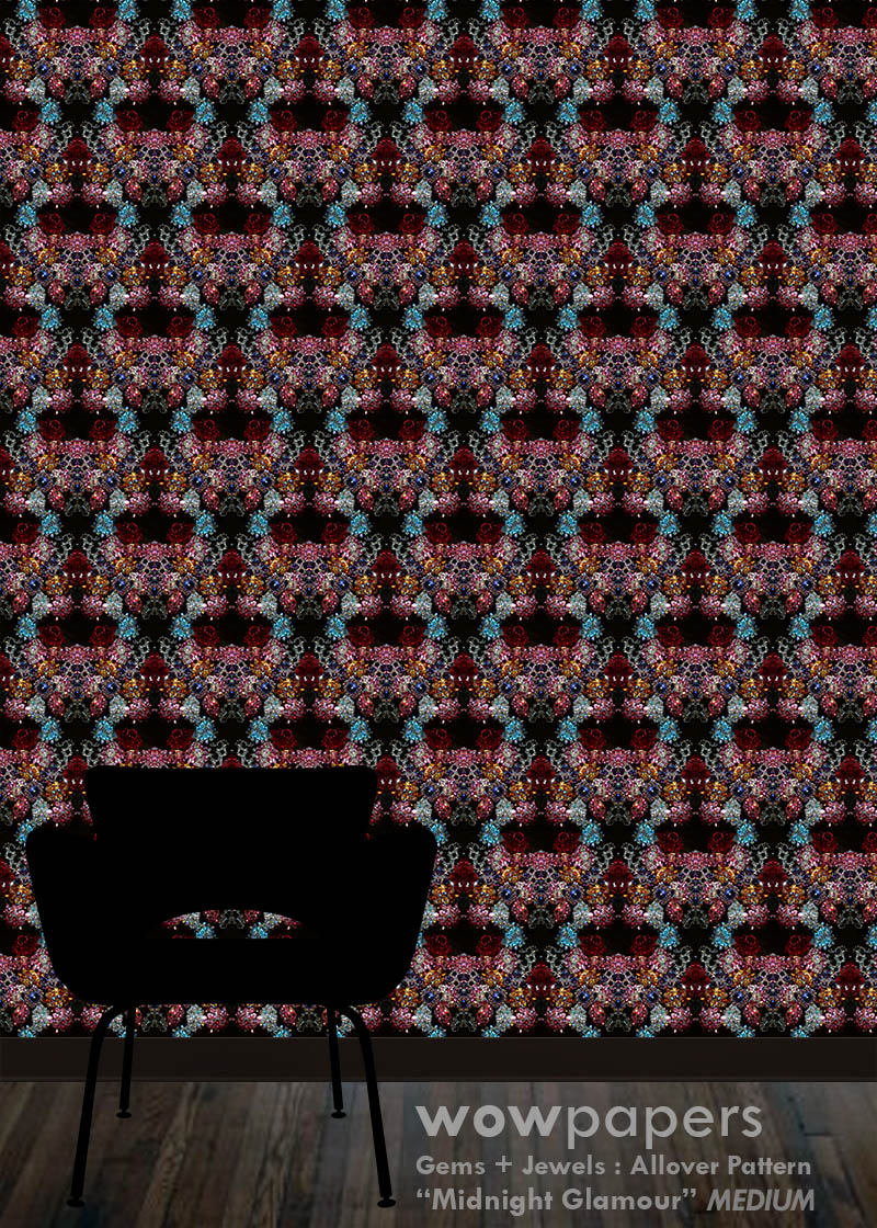 Midnight Glamour Designer Wallpaper