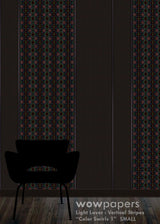 Color Swirls 1 Striped Wallpaper