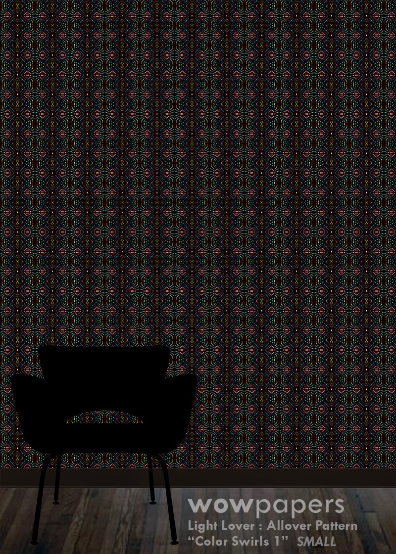 Color Swirls 1 Modern Wallpaper