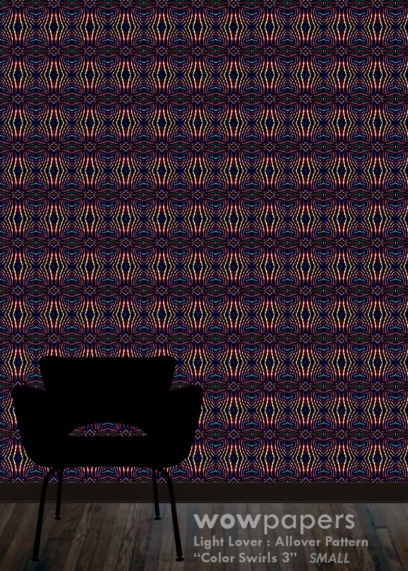 Color Swirls 3 Modern Wallpaper