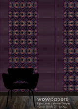 Color Swirls 3 Striped Wallpaper
