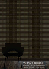 Black Yellow Modern Wallpaper