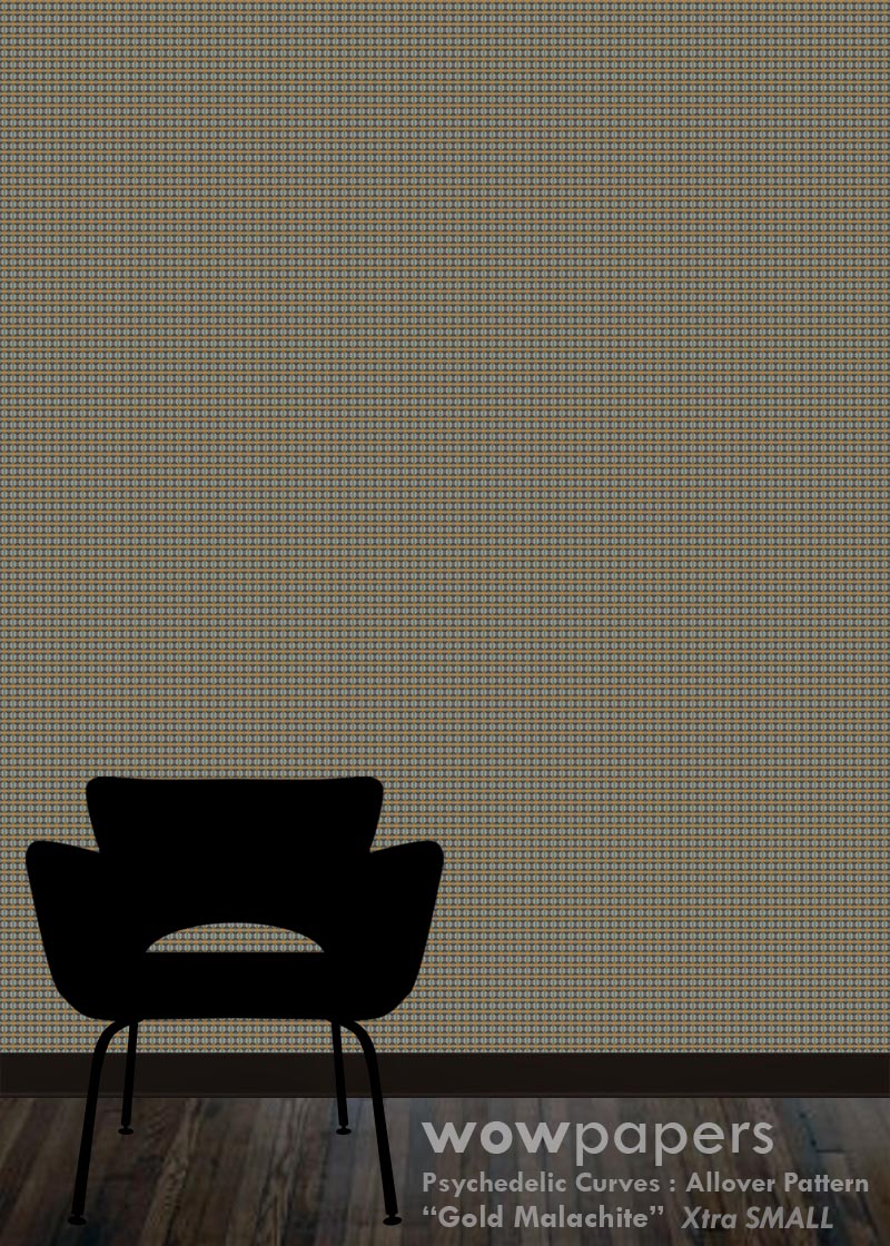 Gold Malachite Modern Wallpaper