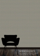 Salmon Blue Modern Wallpaper