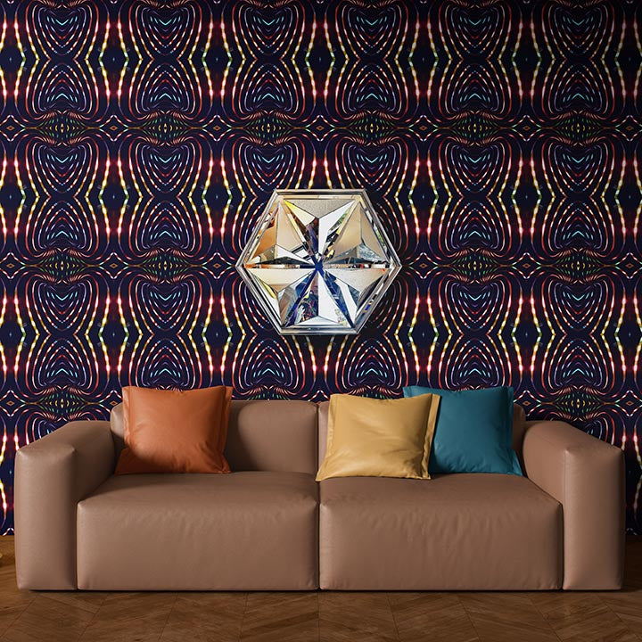 Color Swirls 3 Modern Wallpaper