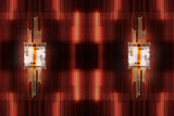 Deep Orange | Abstract Modern Wallcovering Mural