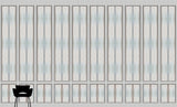 Lines On Lines | White Sky Modern Wallcovering Mural